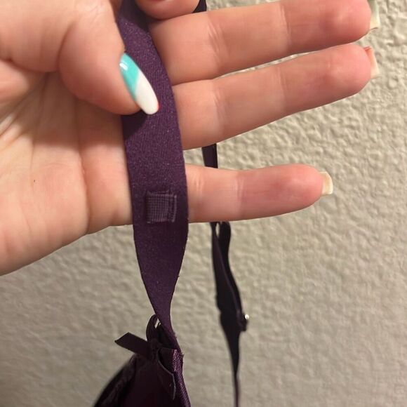 ✨Cacique Strappy Boost Plunge Sz 38DD Purple Bra✨ - Picture 10 of 11